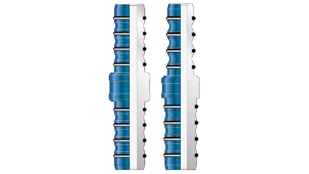 Double Roll-On Connector